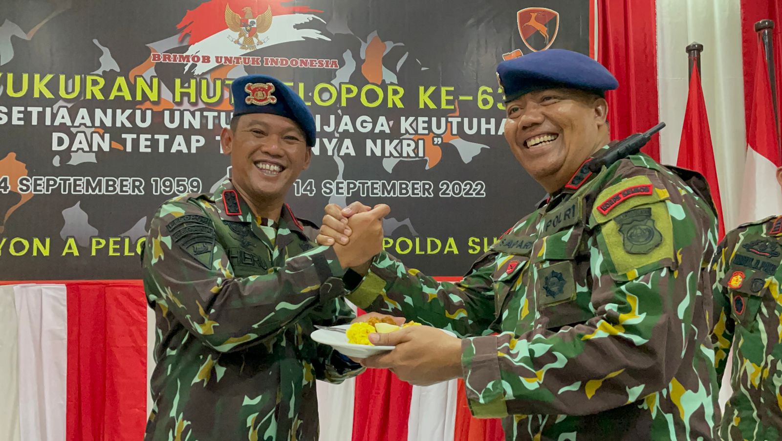 Beginilah Suasana Syukuran HUT Ke-63 Pasukan Korps Brimob | KATADIA.CO