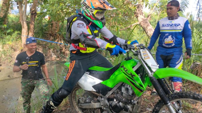 Uji Coba Jalur Adventure Motor Trail SYF 377 Bersama Kapolres Sidrap dan Dandim 1420 Sidrap