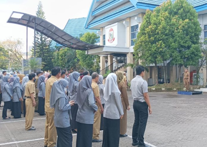 Kabid Paud Dikmas Memimpin Apel dan Sambut Rakernas APEKSI di Kota Makassar