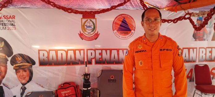 Kepala Pelaksana BPBD Makassar, Drs. Ahmad Hendra Hakamuddin,