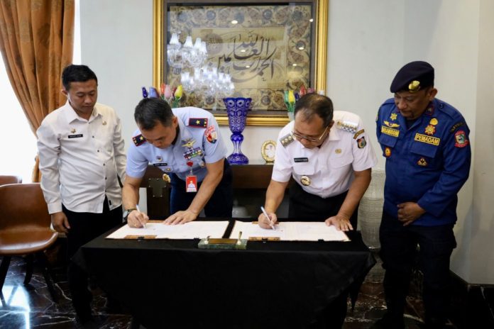 Lanud Sultan Hasanuddin dan Pemkot Makassar Taken MOU