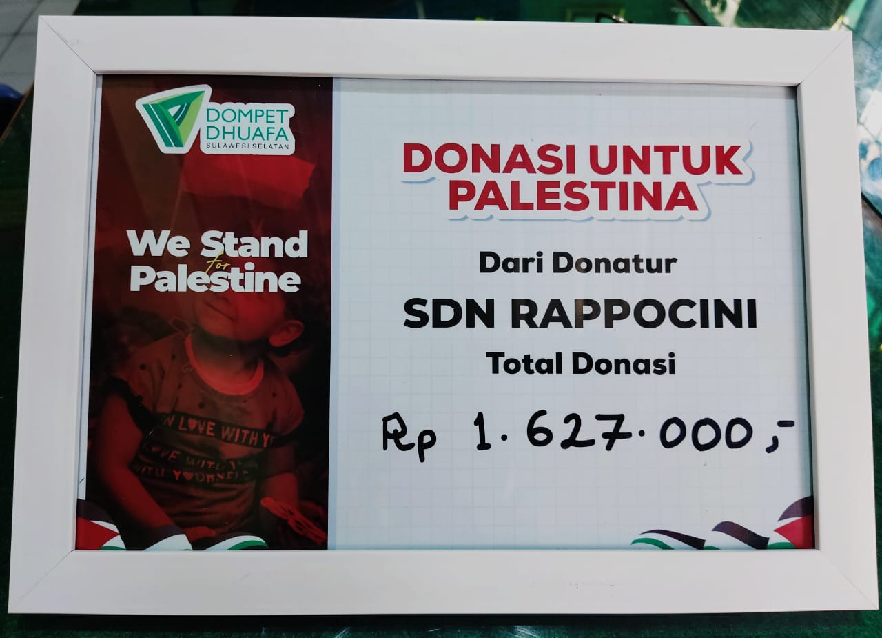 Kegiatan Kebersamaan ,Siswa UPT SPF SDN Rappocini,  Aksi Kemanusiaan untuk Palestina