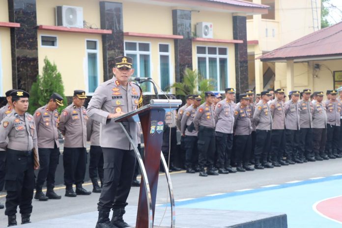 AKBP Erwin Syah: Polres Sidrap Siap Netral dan Jaga Kamtibmas Menuju Pemilu Damai 2024