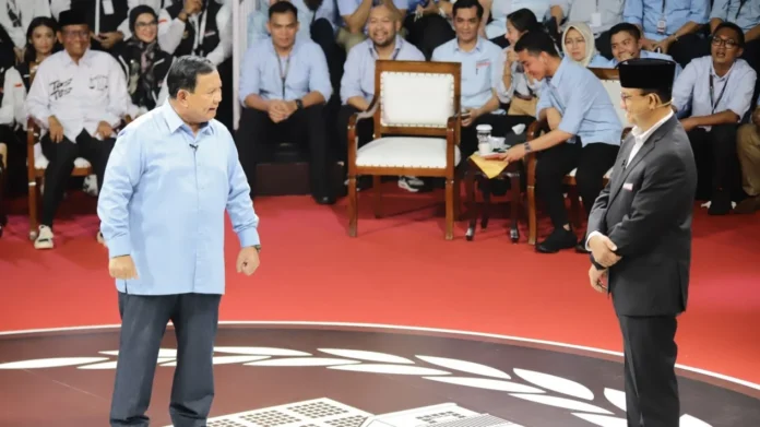 Prabowo Subianto Tanggapi Sindiran Anies Baswedan Terkait Gibran Rakabuming Raka dalam Debat Capres