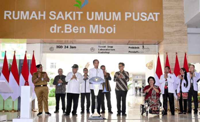 Presiden Jokowi Resmikan RSUP dr. Ben Mboi,