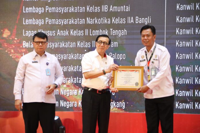 Rutan Kelas IIB Barru Raih Penghargaan Wilayah Bebas Korupsi (WBK) 2023