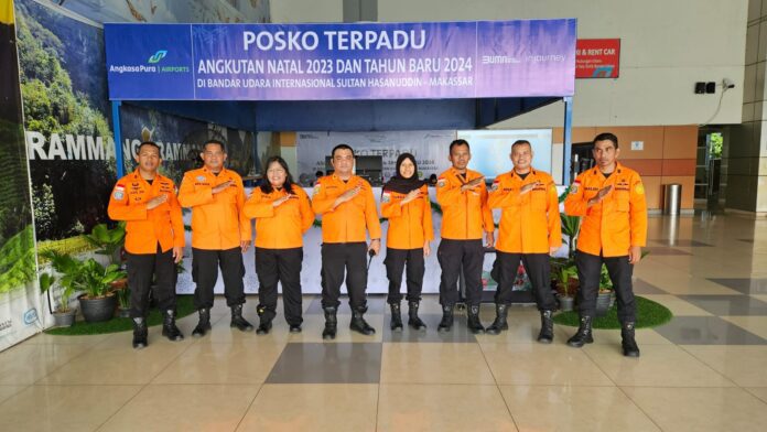 Monitoring Siaga SAR Khusus Natal 2023 dan Tahun Baru 2024 di Kantor SAR Makassar