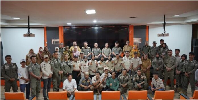 Silaturahmi dan Koordinasi Satpol PP Kota Makassar dengan Kecamatan Rappocini Menjelang Pemilu 2024