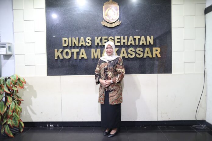 Kepala Dinas Kesehatan Kota Makassar, dr. Nursaidah Sirajuddin, menjelaskan program Home Care 24 jam.