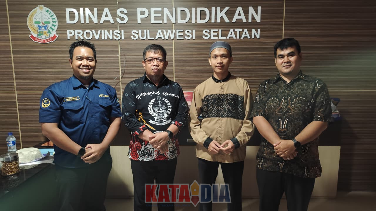 Sekolah Islam Terpadu (SIT) Darul Fikri Makassar melakukan audiensi dengan Kepala Dinas Pendidikan Provinsi Sulawesi Selatan