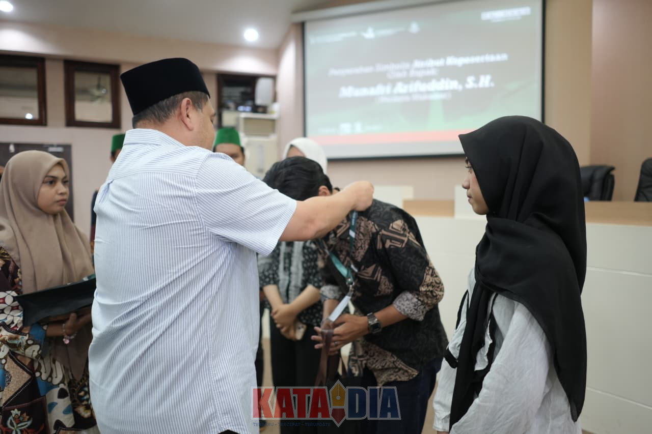 Wali Kota Makassar, Munafri Arifuddin, memberikan arahan sekaligus motivasi kepada peserta Intermediate Training atau Latihan Kader II (LK2) Himpunan Mahasiswa Islam (HMI) Koordinator Komisariat Tamalate Cabang Makassar