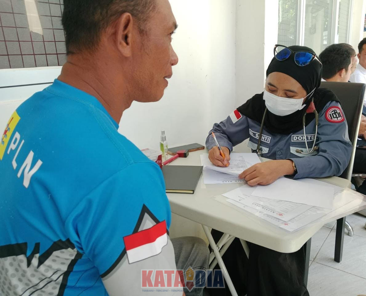 PT PLN (Persero) Unit Layanan Pelanggan (ULP) Jeneponto menggelar kegiatan Medical Check Up (MCU) bagi petugas pelayanan teknik (Yantek)