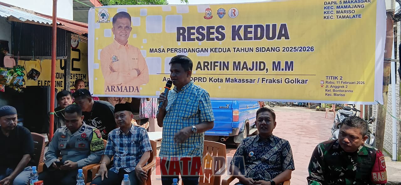 Anggota DPRD Kota Makassar dari Fraksi Partai Golkar, Drs. H. Arifin Majid, M.M., melaksanakan Reses Kedua Masa Persidangan Kedua Tahun Sidang 2025–2026 di Kelurahan Bontorannu, Kecamatan Mariso,