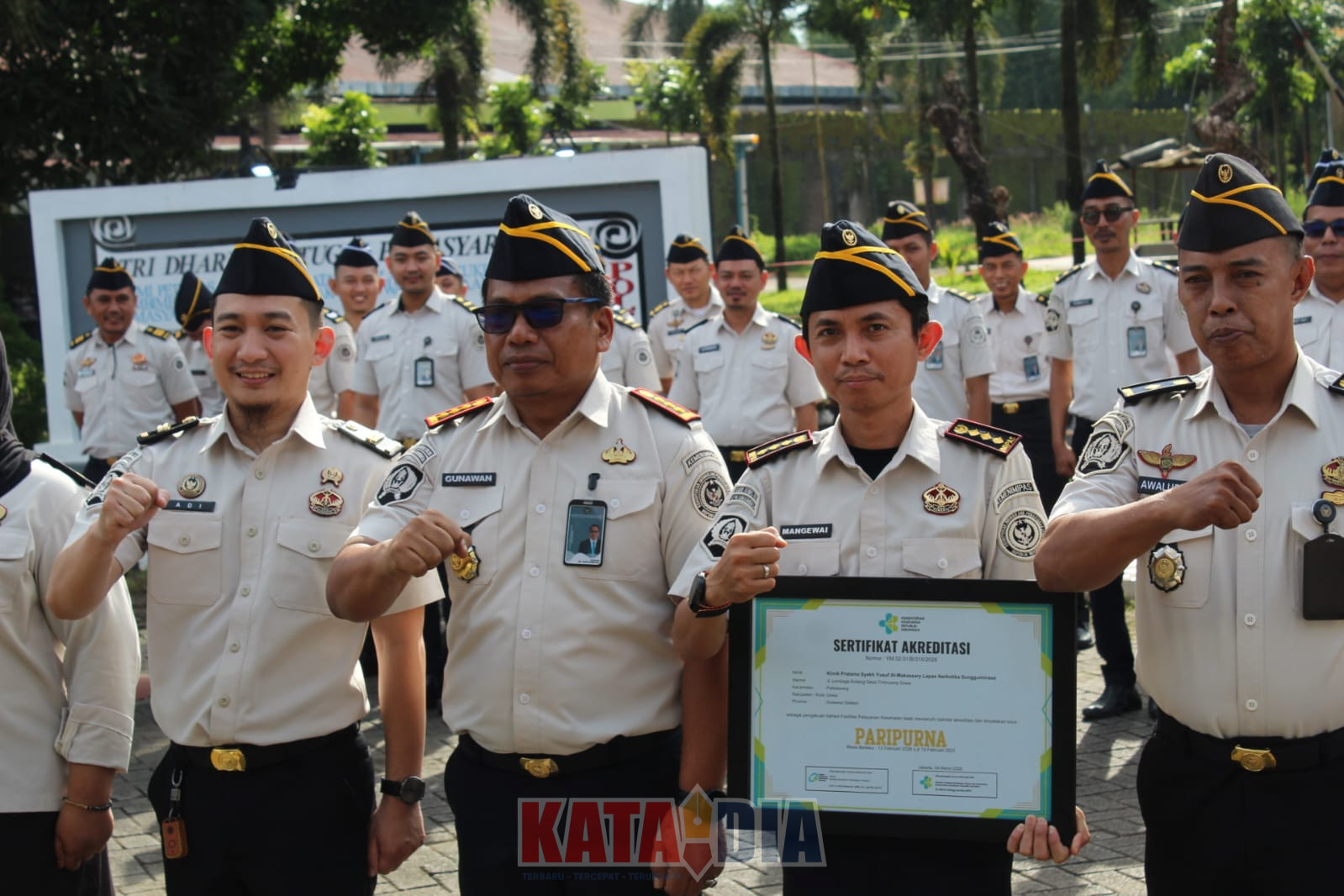 Lembaga Pemasyarakatan (Lapas) Narkotika Kelas IIA Sungguminasa kembali menorehkan prestasi membanggakan.