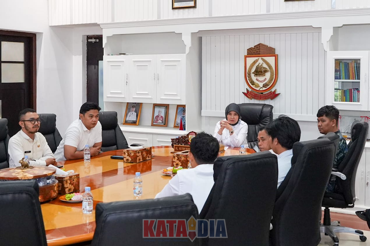 Wakil Wali Kota Makassar, Aliyah Mustika Ilham, menerima audiensi pengurus Komunitas Balance Bike Makassar