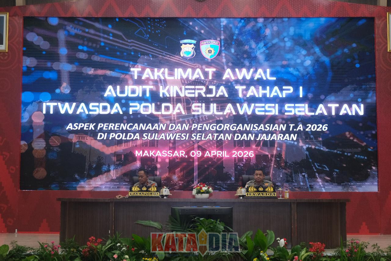 polda sulsel, wakapolda sulsel, audit kinerja polri, itwasda polda sulsel, nasri wakapolda,