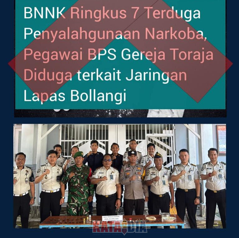 Lembaga Pemasyarakatan (Lapas) Narkotika Kelas IIA Sungguminasa akhirnya angkat bicara terkait pemberitaan yang beredar mengenai dugaan keterlibatan salah satu warga binaannya dalam jaringan peredaran narkotika di Kabupaten Toraja.