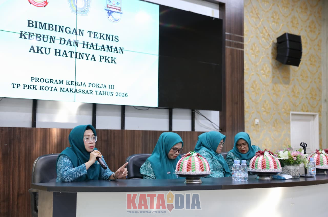 Tim Penggerak (TP) PKK Kota Makassar melaksanakan kegiatan Bimbingan Teknis (Bimtek) Kebun dan Aku Hatinya PKK di tiga kecamatan, yakni Biringkanaya, Tamalanrea, dan Manggala.