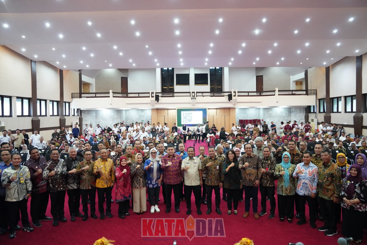 Wali Kota Makassar, Munafri Arifuddin, menghadiri Rapat Koordinasi (Rakor) Pencegahan Korupsi pada Pelayanan Publik Bidang Pertanahan