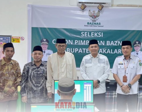 Wakil Bupati Takalar, Hengky Yasin, secara resmi membuka pelaksanaan seleksi calon pimpinan Badan Amil Zakat Nasional (BAZNAS)