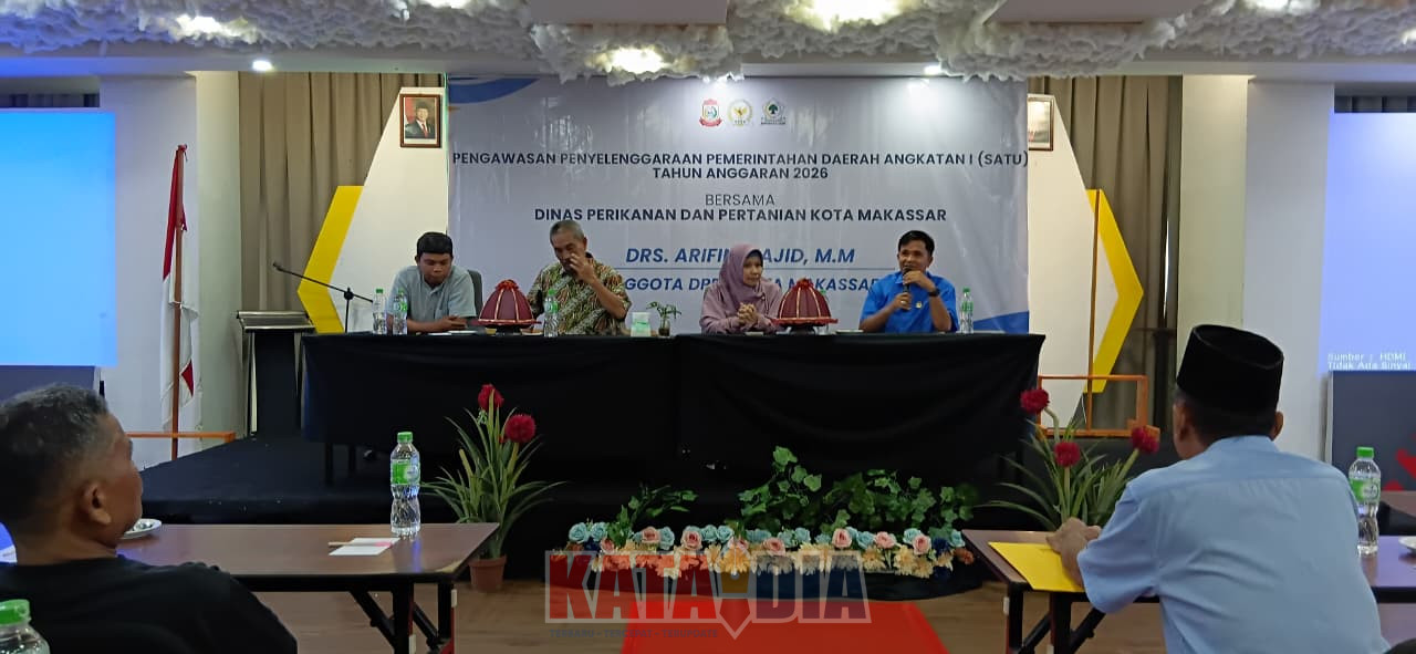 Anggota DPRD Kota Makassar Fraksi Golkar, Arifin Majid, memimpin kegiatan Pengawasan Penyelenggaraan Pemerintahan Daerah Angkatan I Tahun Anggaran 2026