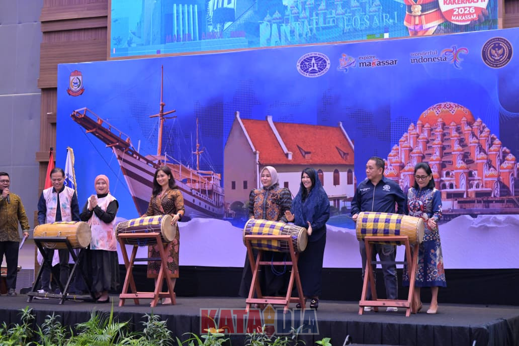 Wakil Wali Kota Makassar, Aliyah Mustika Ilham menghadiri rangkaian kegiatan Rakernas II ASITA 2026 yang mengusung tema “Strengthening Indonesian Tourism Through Partnership”