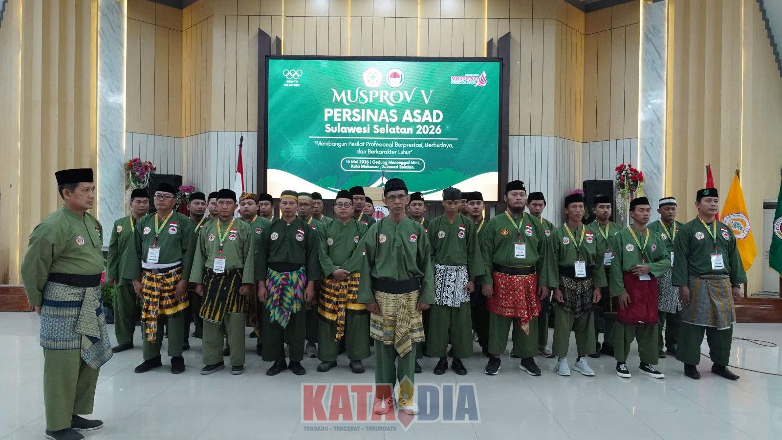 Musyawarah Provinsi (Musprov) Pengurus Provinsi (Pengprov) PERSINAS ASAD Sulawesi Selatan yang berlangsung di Gedung Manunggal Mini Kodam XIV Hasanuddin,