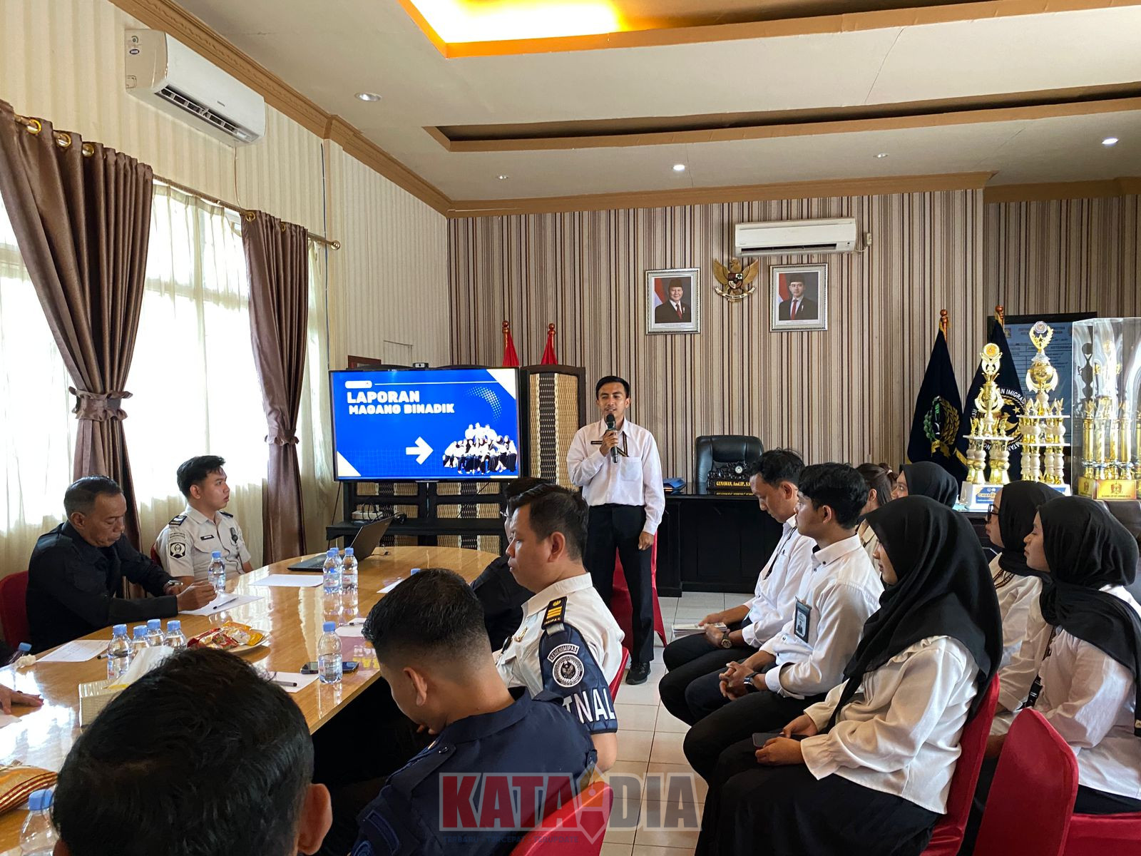 Lembaga Pemasyarakatan (Lapas) Narkotika Kelas IIA Sungguminasa menggelar presentasi hasil inovasi peserta Maganghub Batch II Kementerian Ketenagakerjaan (Kemnaker)
