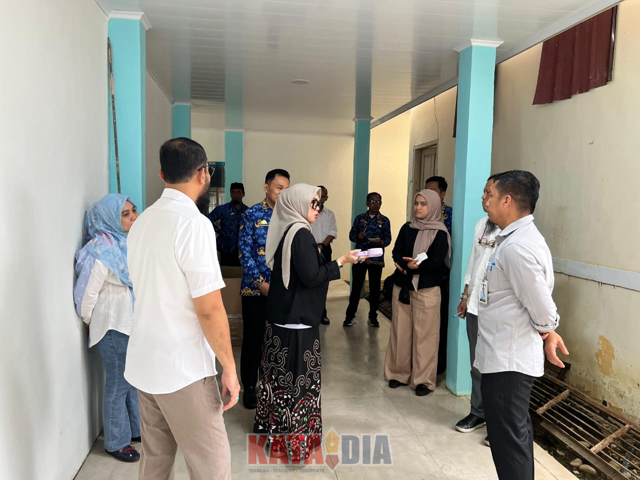 Bupati Barru, Andi Ina Kartika Sari, SH. M.Si melakukan peninjauan langsung ke RSUD Lapatarai Barru,,
