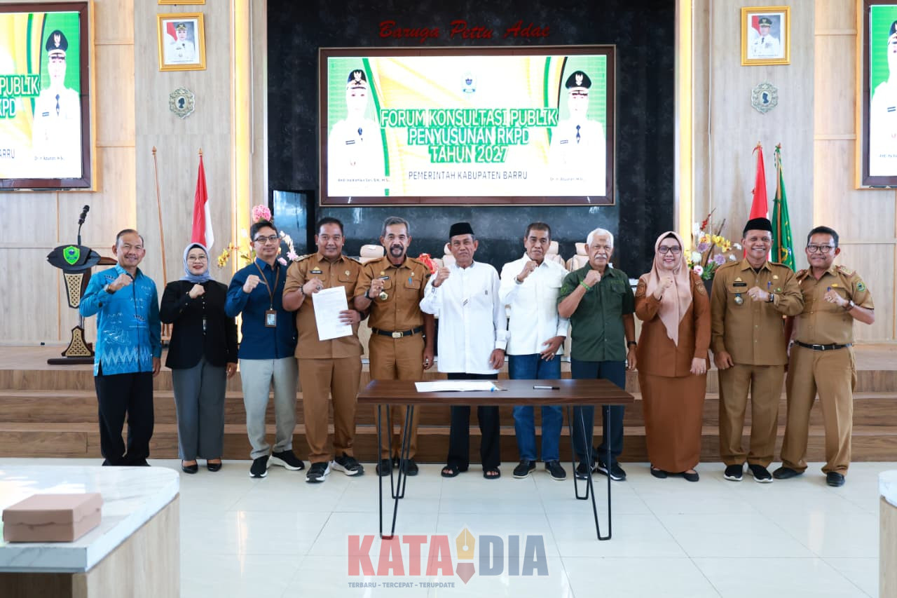 RKPD 2027, Forum Konsultasi Publik, Abubakar, Bappelitbanda Barru, RPJMD Barru, perencanaan pembangunan, Pemkab Barru, pembangunan daerah,