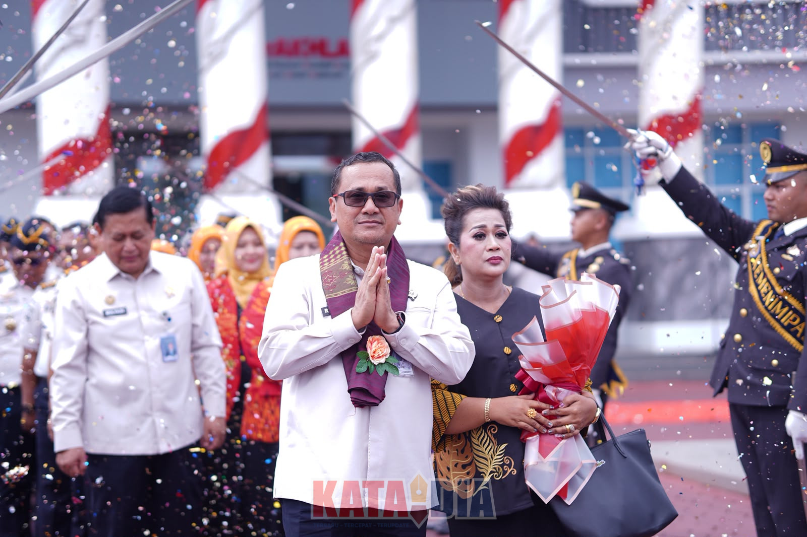 Lembaga Pemasyarakatan Narkotika Kelas IIA Sungguminasa, Gunawan, menghadiri kegiatan Pisah Sambut Kepala Kantor Wilayah Direktorat Jenderal Pemasyarakatan (Ditjenpas) Sulawesi Selatan