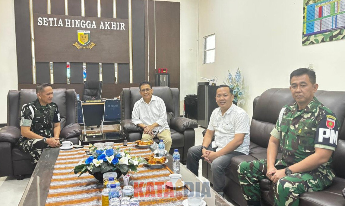 Ketua terpilih Persatuan Wartawan Indonesia (PWI) Sulawesi Selatan periode 2026–2031, Suwardi Thahir, melakukan kunjungan silaturahmi ke Markas Polisi Militer Kodam (Pomdam) XIV/Hasanuddin