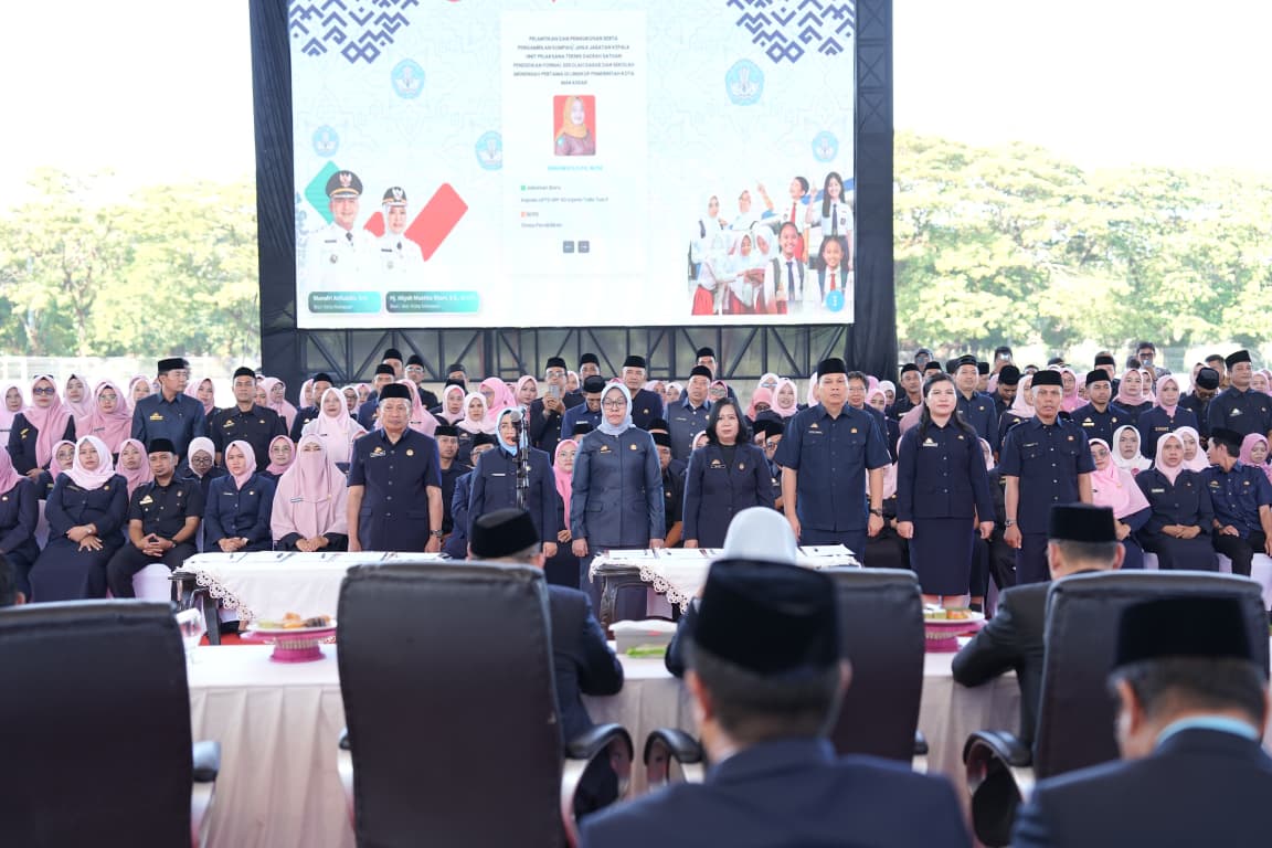 Sebanyak 369 kepala sekolah jenjang Sekolah Dasar (SD) dan Sekolah Menengah Pertama (SMP) negeri resmi dilantik dan dikukuhkan oleh Wali Kota Makassar, Munafri Arifuddin