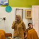 Mewakili Kepala Dinas Pendidikan Kota Makassar, Kepala Bidang Pengembangan Pendidikan Dasar (Kabid SD) Dinas Pendidikan Kota Makassar, Kurniati, S.STP., M.M,