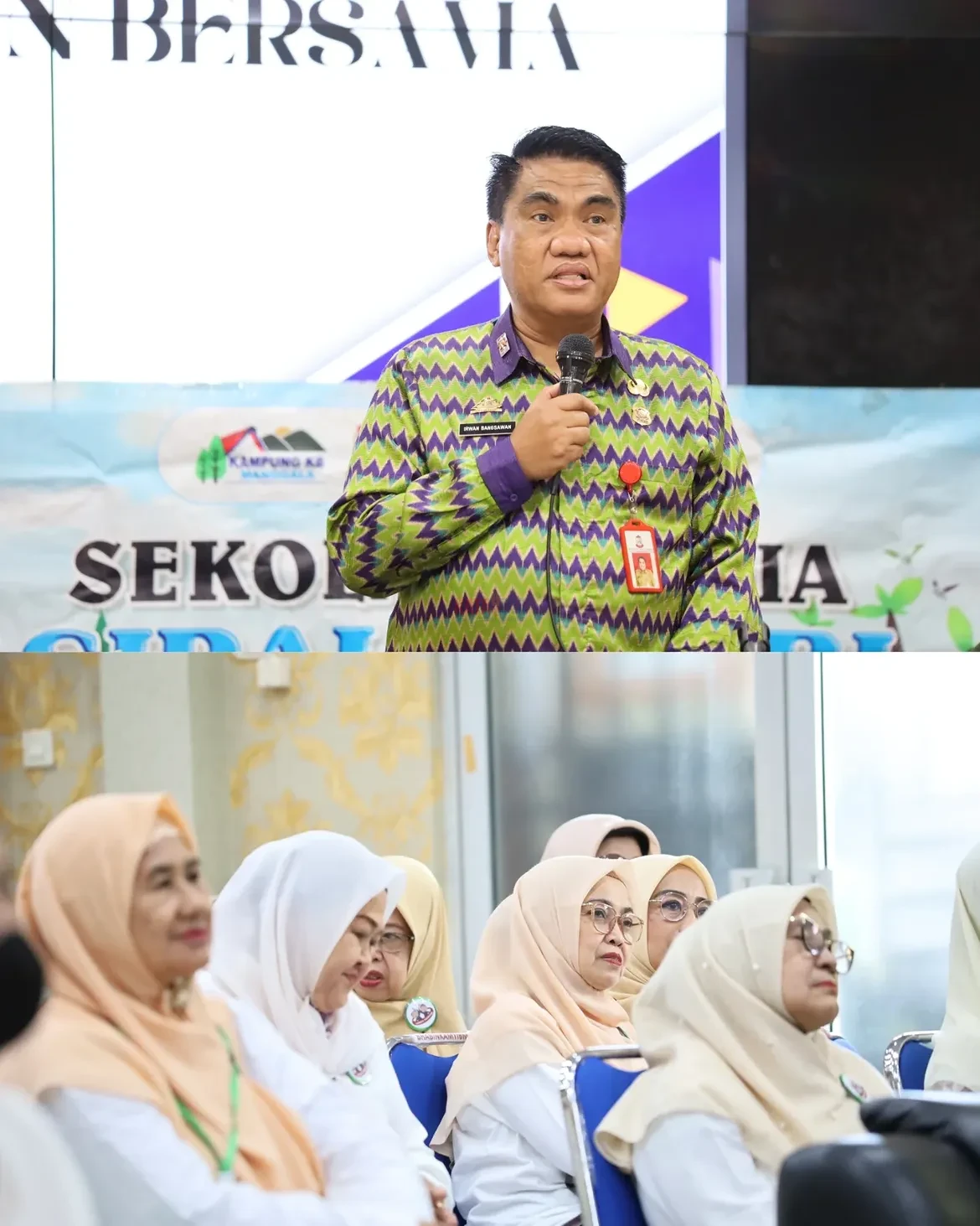Kepala Dinas Pengendalian Penduduk dan Keluarga Berencana (PPKB) Kota Makassar, A. Irwan Bangsawan, menghadiri kegiatan Kelas Sekolah Lansia Sipakalebbi