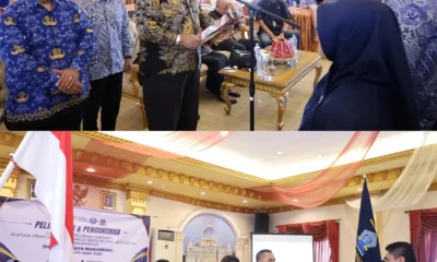 Kepala Dinas Pengendalian Penduduk dan Keluarga Berencana (PPKB) Kota Makassar, A. Irwan Bangsawan, melantik dan mengukuhkan Dewan Pengurus Cabang Ikatan Penyuluh Keluarga Berencana (DPC IPeKB) Kota Makassar