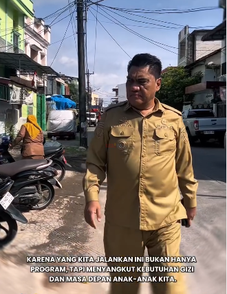 Kepala Dinas Pengendalian Penduduk dan Keluarga Berencana (DPPKB) Kota Makassar, A. Irwan Bangsawan, kembali meninjau tiga dapur Satuan Pelayanan Pemenuhan Gizi (SPPG)