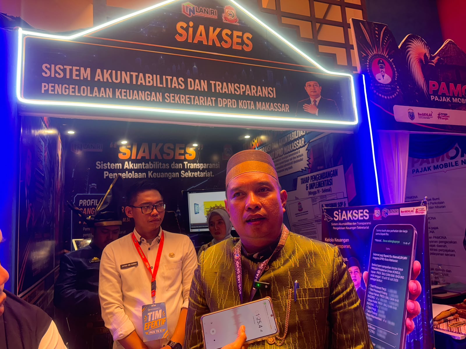 Sekretariat DPRD Kota Makassar menghadirkan inovasi digital Sistem Akuntabilitas dan Transparansi Pengelolaan Keuangan Sekretariat (SiAKSES)