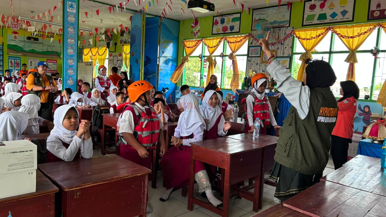 Badan Penanggulangan Bencana Daerah (BPBD) Kota Makassar terus memperkuat inovasi SALAMA (Sahabat Anak Lewat Afirmasi t