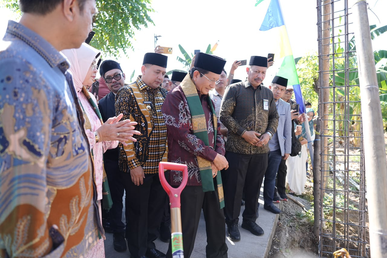 Kota Makassar kembali mencatat sejarah sebagai daerah pertama di Indonesia yang memulai pembangunan Gerbang Moderasi Indonesia.