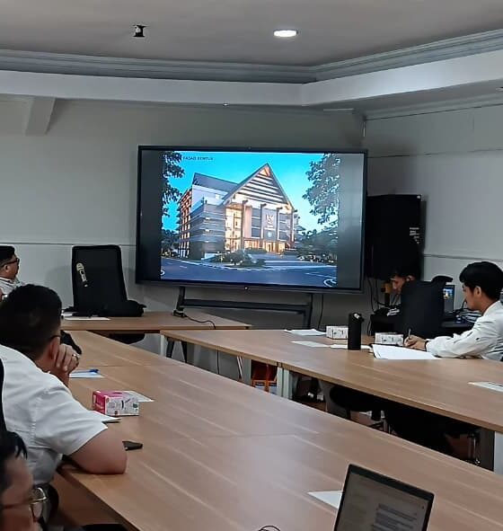 Progres pembangunan gedung baru DPRD Kota Makassar berlantai delapan mulai dibahas dalam rapat Komisi A DPRD Kota Makassar