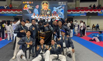 Polda Sulawesi Selatan kembali menorehkan prestasi di tingkat nasional dengan meraih sembilan medali pada Kejuaraan Taekwondo Nasional Kapolri Cup 2026