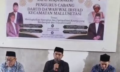 Kegiatan Rapat Kerja (Raker) Pengurus Cabang Darud Da'wah wal Irsyad (PC DDI) Kecamatan Mallusetasi