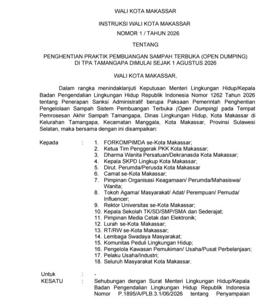 Pemerintah Kota Makassar memperkuat pengelolaan sampah dari hulu dengan menerapkan Gerakan Pemilahan dan Pengolahan Sampah dari Sumber.