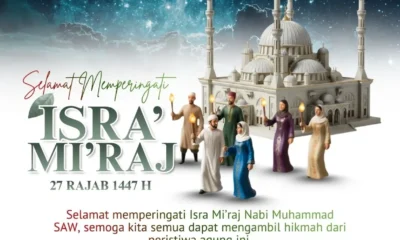Kepala Dinas Pengendalian Penduduk dan Keluarga Berencana (DPPKB) Kota Makassar, Andi Irwan Bangsawan, menyampaikan ucapan selamat memperingati Isra Mi'raj Nabi Muhammad SAW 27 Rajab 1447 Hijriah