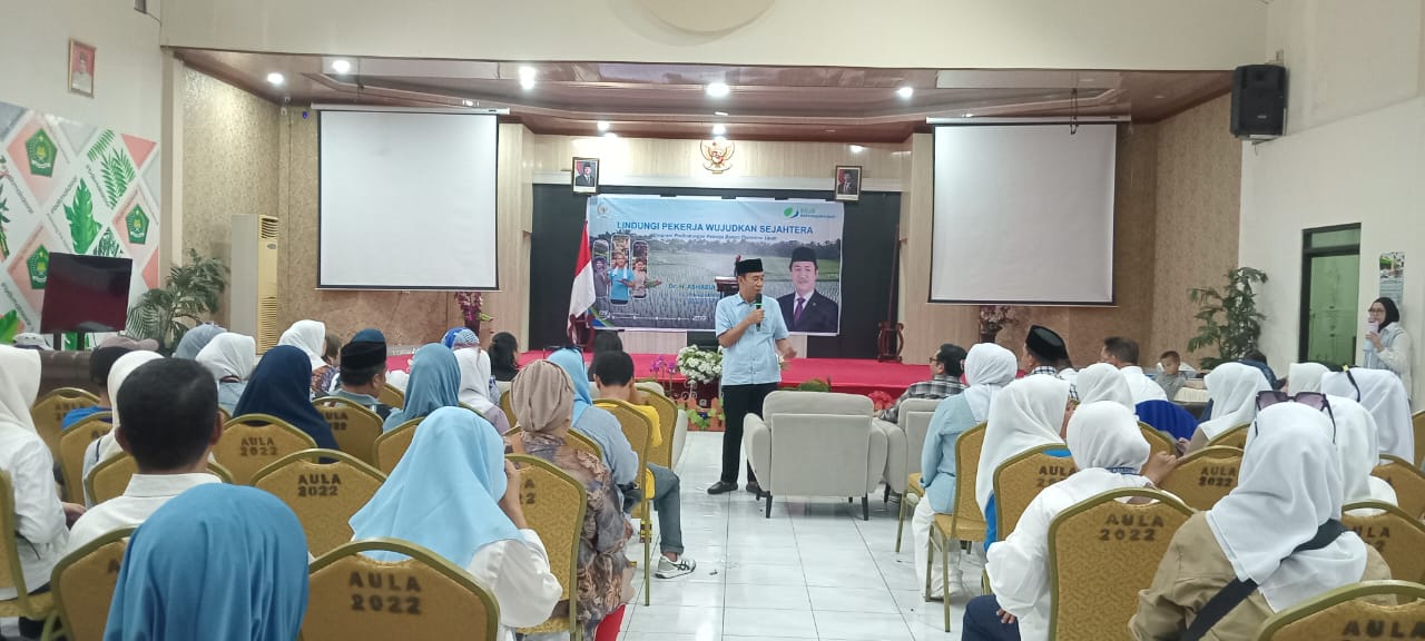 Anggota Komisi IX DPR RI, Ashabul Kahfi, mendorong masyarakat, khususnya pekerja di Kabupaten Gowa,
