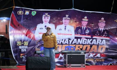 Bupati Barru Andi Ina Kartika Sari memanfaatkan momentum Bhayangkara Off Road Merdeka Seri V Tahun 2026