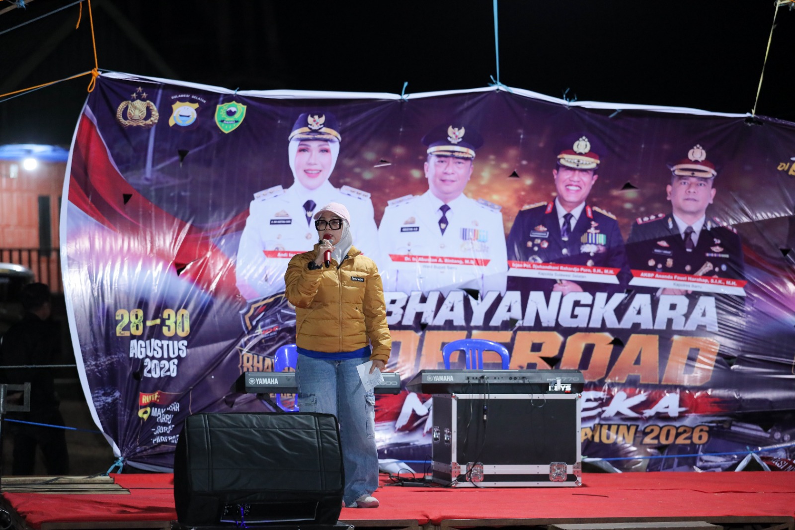 Bupati Barru Andi Ina Kartika Sari memanfaatkan momentum Bhayangkara Off Road Merdeka Seri V Tahun 2026