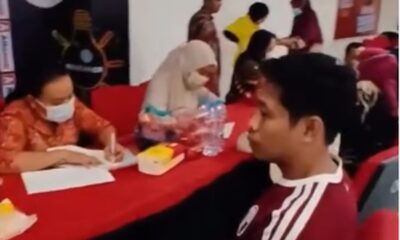 Tim CKG Puskesmas Bira menggelar pemeriksaan kesehatan di Perusahaan Alfamidi Branch, Makassar, Kamis (6/8/2026), sebagai upaya mendukung deteksi dini dan meningkatkan kesadaran kesehatan pekerja.