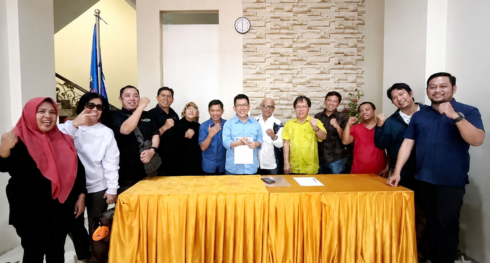 Jajaran Pengurus Persatuan Wartawan Indonesia (PWI) Sulawesi Selatan masa bakti 2026–2031 menggelar rapat perdana